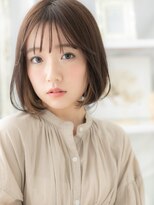モッズヘア 上尾西口店(mod's hair) ■イヤリングカラー美髪切りっぱなしボブ314-2上尾20代30代40代