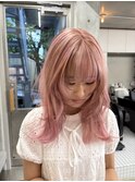 レイヤーカット/髪質改善/オリーブベージュ/前髪カット
