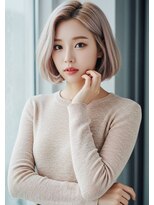 ネオリーブアイム 横浜西口店(Neolive aim)&nbsp;ワンカールボブルフ小顔くすみベージュレイヤー韓国sk2