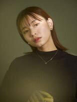 モーラ 浅香山店(MOLLA)&nbsp;透けバング×艶ストレートミニボブ