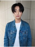 リバースセンターパート　ニュアンスパーマ　ニュアンスウルフ