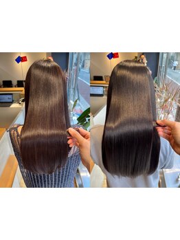 ピシっとしたストレートではなく、自然な柔らかさが人気の秘訣♪《吉祥寺5分》