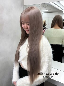 ベレーザ 渋谷(BELEZA) 17154シルバーベージュホワイトブロンドブリーチルーツカラー