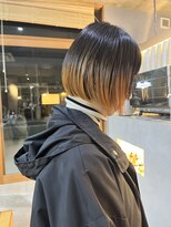 ミー(mii)&nbsp;【mii】ボブ/グラデーション/オレンジ