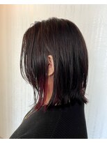 アルベリーヘアーアンドスパ 掛川中央店(ALBELY hair&spa) 切りっぱなしボブ/デザインカラー