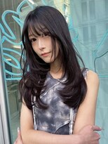 キング 心斎橋店(K!ng)&nbsp;韓国オルチャンレイヤーカット髪質改善顔まわり前髪カット