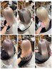 【ロクタン限定】ホワイトブリーチ+ケアカラー+髪質改善tr