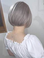 ブレイズヘアー(BLAZEhair) 【人気カラー】ホワイトミルクティグレージュ×ブリーチ3回