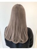 ハイライトブリーチダブルカラーレイヤーカットくびれレイヤー