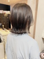 キャアリー(Caary) 福山美容室caaryブラウンベージュ髪質改善くびれミディ40代