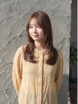 モードケイズ ラ ヴィ ベル(MODE K's la vie belle) 【小顔効果◎】韓国風レイヤー×透明感カラー