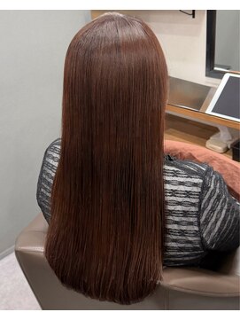 ロッカヘアエジェ(ROCCA hair eje.) ワンホンレイヤーショコラブラウンロング