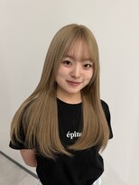 ヴェルア 四条烏丸(Velua) ミルクティーベージュ ミルクティーカラー ブリーチ