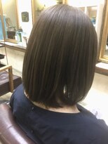 ファシオ ヘア デザイン(faccio hair design)&nbsp;ハイライトブリーチ×グレージュ
