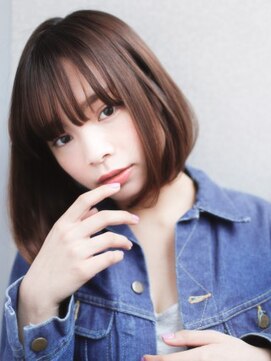 ネオリーブ クーロ(Neolive curro) 定番人気の大人可愛いワンレンボブ♪