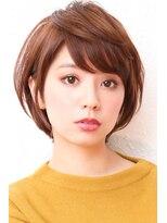 モニカ 西宮北口(Monica)&nbsp;大人かわいい伸ばしかけグレージュナチュラルボブ