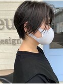 美シルエット☆耳掛けハンサムショート