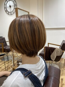 シエル エマージュ 松戸(CIEL Emerge) 大人◎可愛い丸みショートひし形ボブ