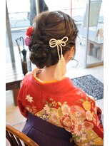 ベル(BELL)&nbsp;卒業式☆王道シニヨン【BELL用賀/桜新町】