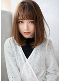 【mily山田】小顔ワンレンボブ