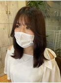顔まわりカットで韓国風style☆