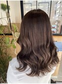 透明感艶髪オリーブベージュ