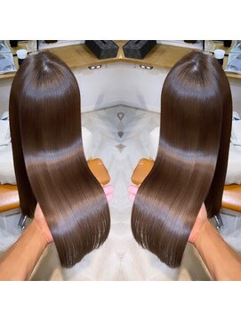 セタ 新宿(seta) ブリーチなし 透けるグレージュカラー