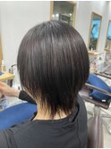 縮毛矯正×レディース ショートヘア