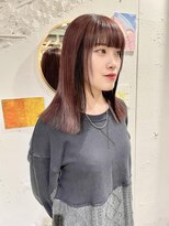 クリアーオブヘアー 栄南店(CLEAR of hair) ボルドーカラー×ポイントブラック/osumi