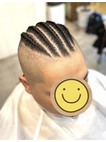 ヘアーサロン ポラリス(POLARIS)&nbsp;フェードカットコーンロウ