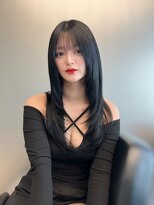 イキ 表参道(iki omotesando)&nbsp;ハッシュカット/フルバング/似合わせカット/レッドブラウン