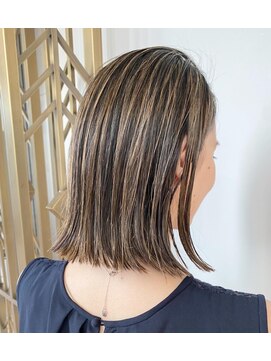 プラスシー(+C) 積み重ねて作る地毛ハイライト/白髪ぼかし/30代/40代/50代