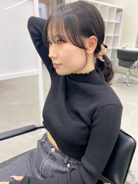 キートス 高知店(kiitos) ○結んでも可愛い顔まわりくびれミディアム20代30代40代