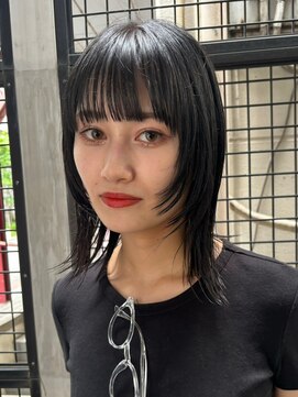 ノイ(noi) 顔周りレイヤーカットくびれヘアミルクティーベージュカラー