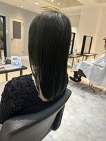 オルメント 天満 南森町(ORL'MENT)&nbsp;20代30代40代 髪質改善 ナチュラルアッシュベージュの艶感