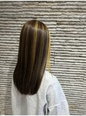 大人美人ぱっつん前髪ロングワイドバンク小顔