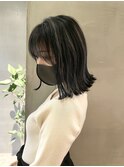 【CROP】ハイライト×外ハネボブ×暗めカラー