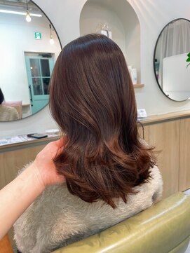 ロウバイレボ 柏(lou by revo) ミディアム/韓国風/レイヤーカット/顔回りカット/柏駅