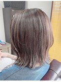 シアーベージュレイヤーボブ【56hair 戸越銀座】