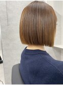 切りっぱなしボブ