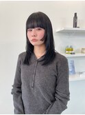似合わせカット　顔まわりカット　ツヤ髪