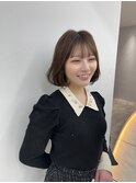 メルティカラー似合わせカットウェーブミディアム縮毛矯正