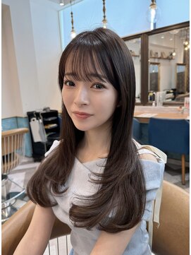 ロンドアベニール 北千住(Lond avenir) くびれヘア/顔周り/韓国/レイヤーカット/黒髪/ロング/前髪北千住