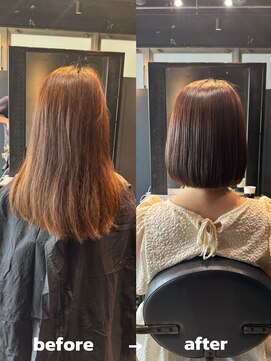 エノア 東京(ENORE) ボブ/ミディアム/ストレート/美髪/縮毛矯正/20代/30代/40代/50代