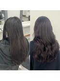 オイルカラー高知美容院グレージュ