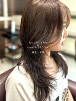 モードケイズ 西宮北口店(MODE K's)&nbsp;韓国風たっぷりレイヤー＋赤みのないブラウン