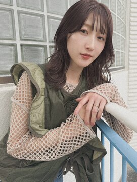 ロマーリ(LOMARLIE) 20代30代セミロング顔周りカットブリーチダブルカラー