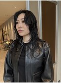 ウルフウフルカットレイヤーカットパーマ
