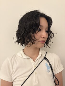 kaon 　ボブパーマ　顔まわりレイヤー