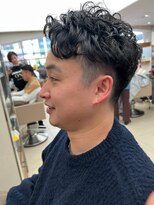 ピークアブー ワン(PEEK-A-BOO ONE)&nbsp;メンズヘアメンズショートメンズパーマシャドウパーマ